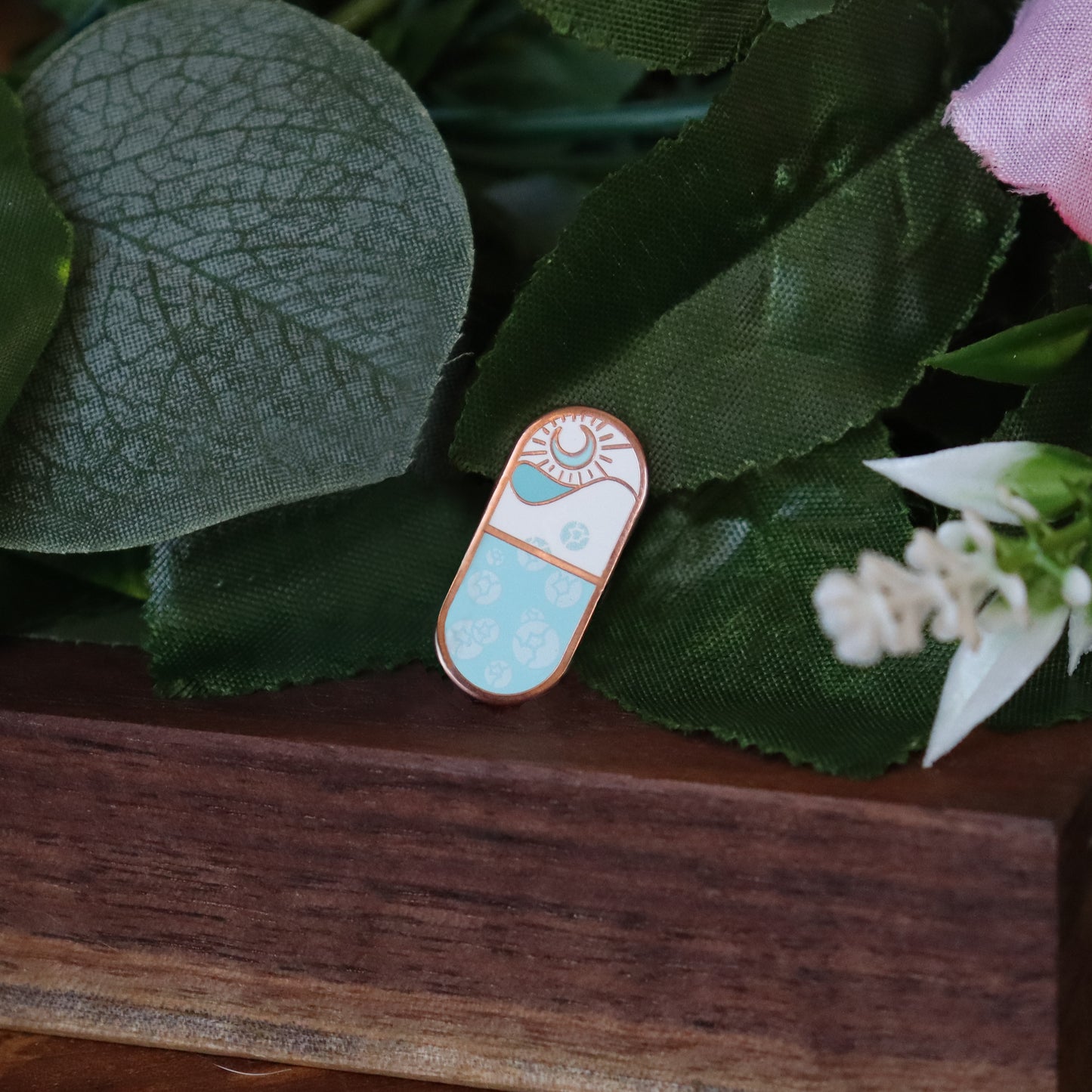 Mint Pill Pin