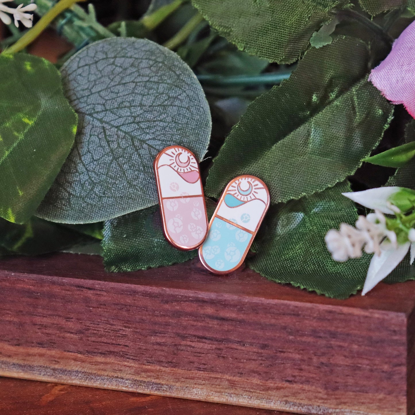 Mint Pill Pin